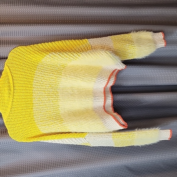 Free People Sunbrite Mock Neck Sweater Size L - Picture 6 of 6